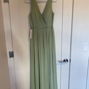 NWT Azazie Tanicia Dusty Sage A12